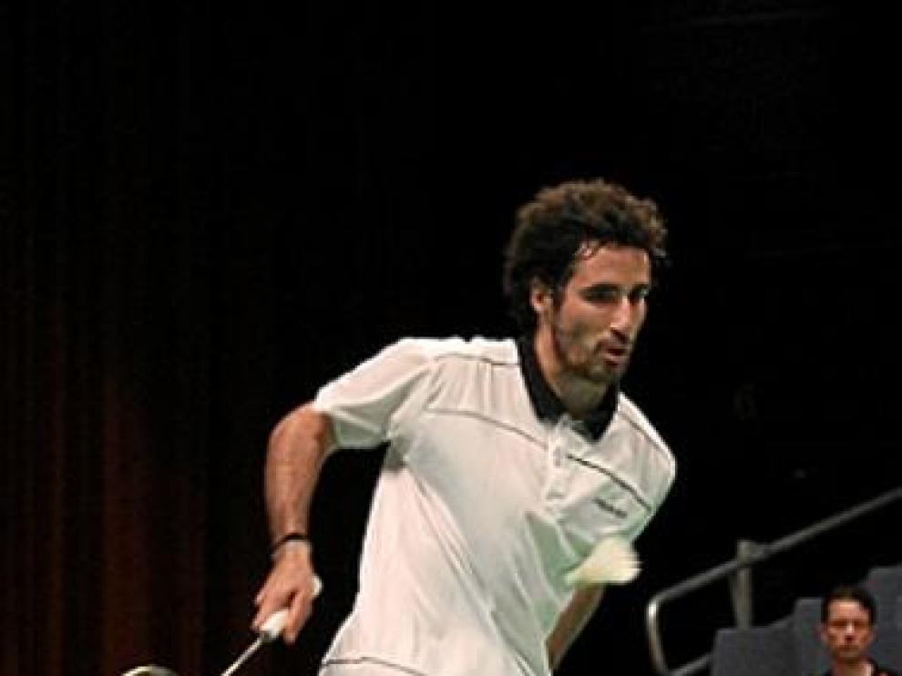 Pablo Abían, en acción en un torneo europeo.