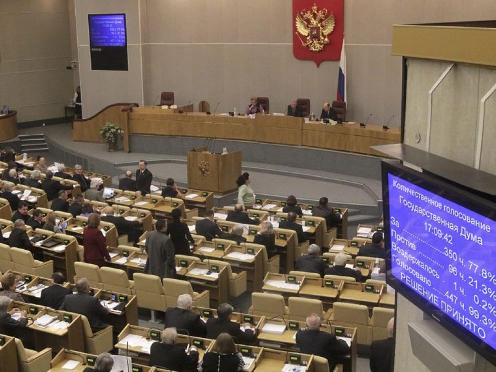 Los diputados rusos votan su apoyo al tratado nuclear