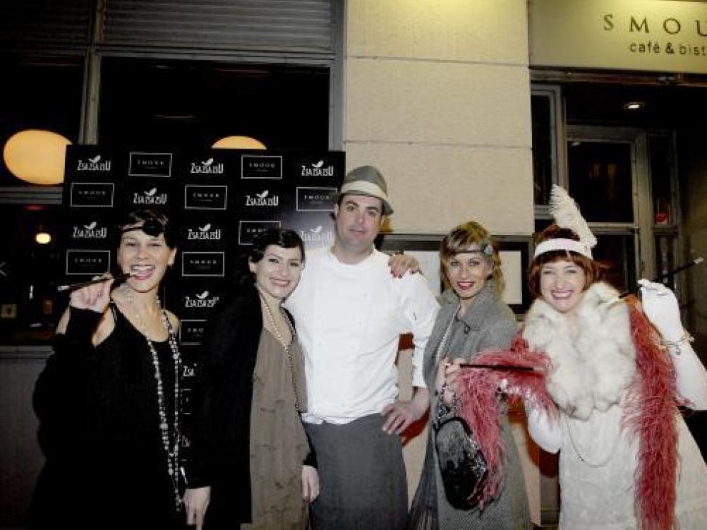Laura González, Carlota Berdascos, Javier Blecua, Almudena González y Marta Bernard.