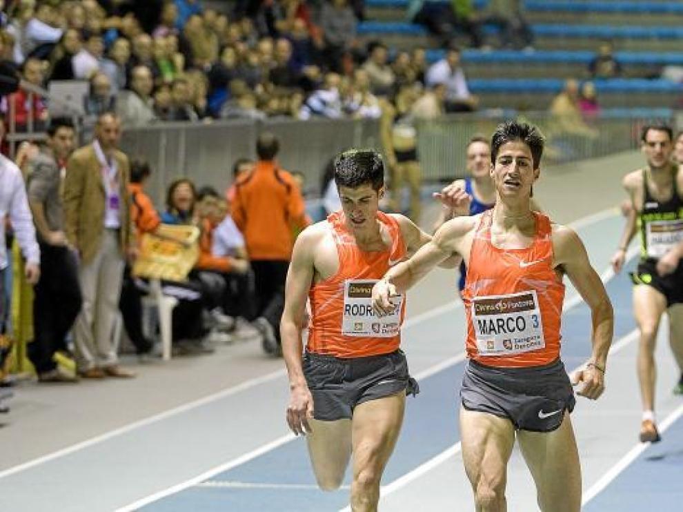 Luis Alberto Marco, compitiendo en los 800 metros, el año pasado.
