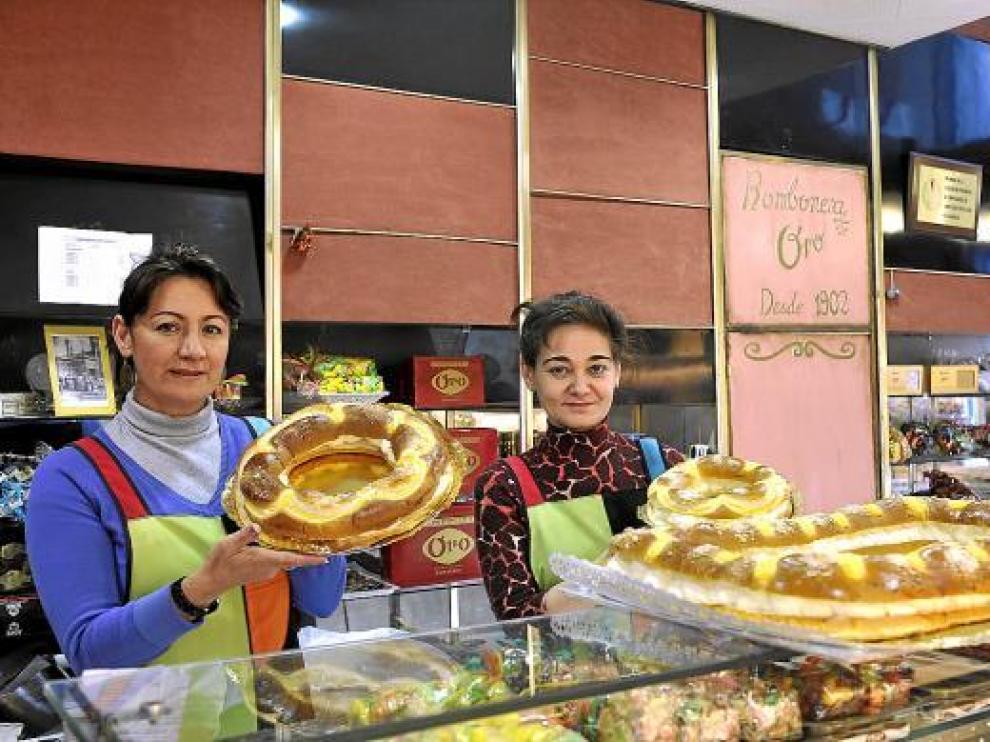 Los roscones de nata y de tamaño mediano, de unas 5 o 6 raciones, son los más demandados.