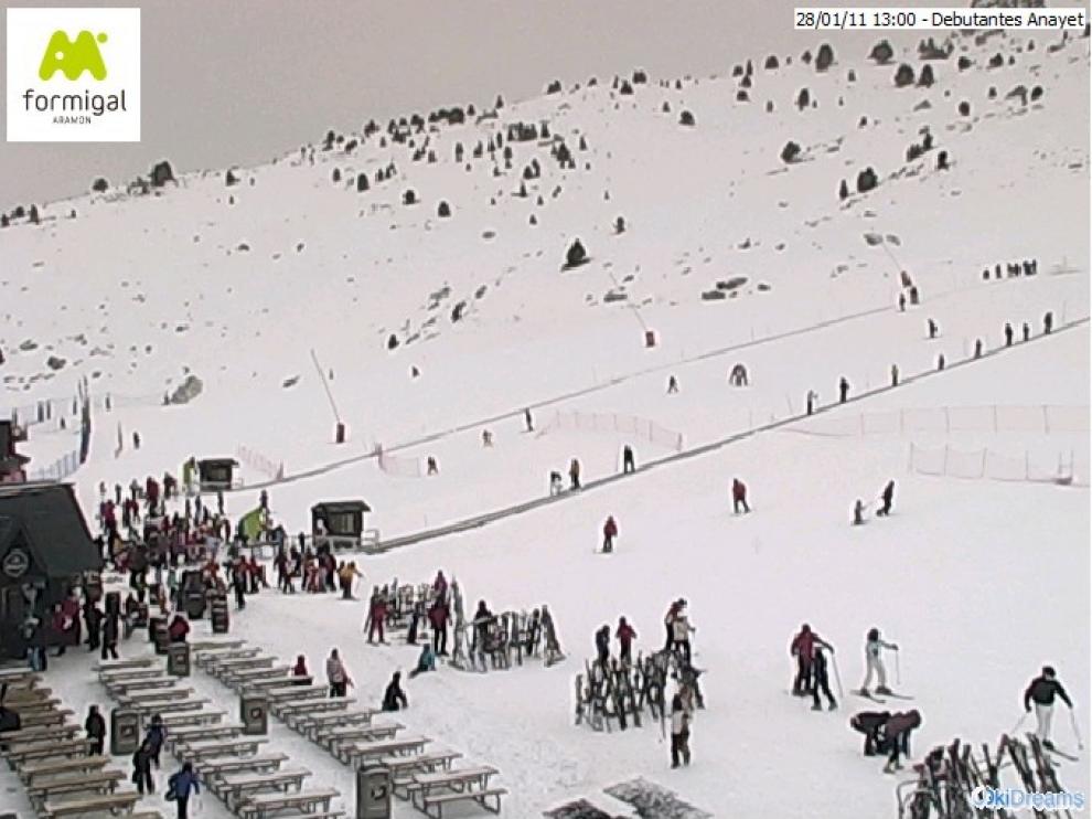 Anayet, en Formigal, esta mañana.