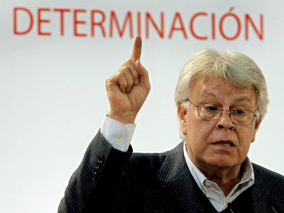El ex presidente Felipe González