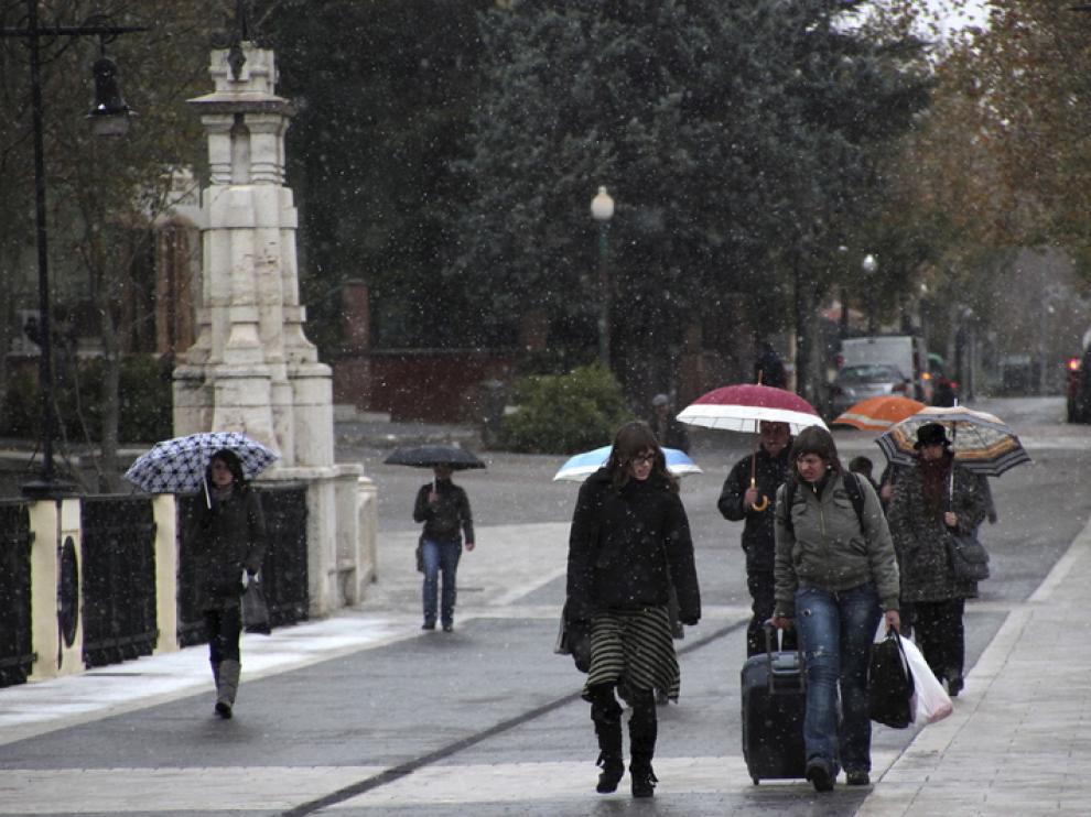 La lluvia se ha repartido de forma dispar en Aragón
