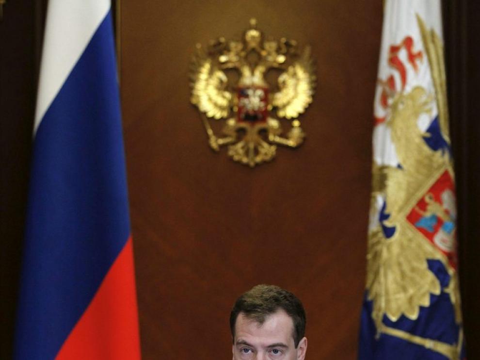 El presidente ruso Medveded