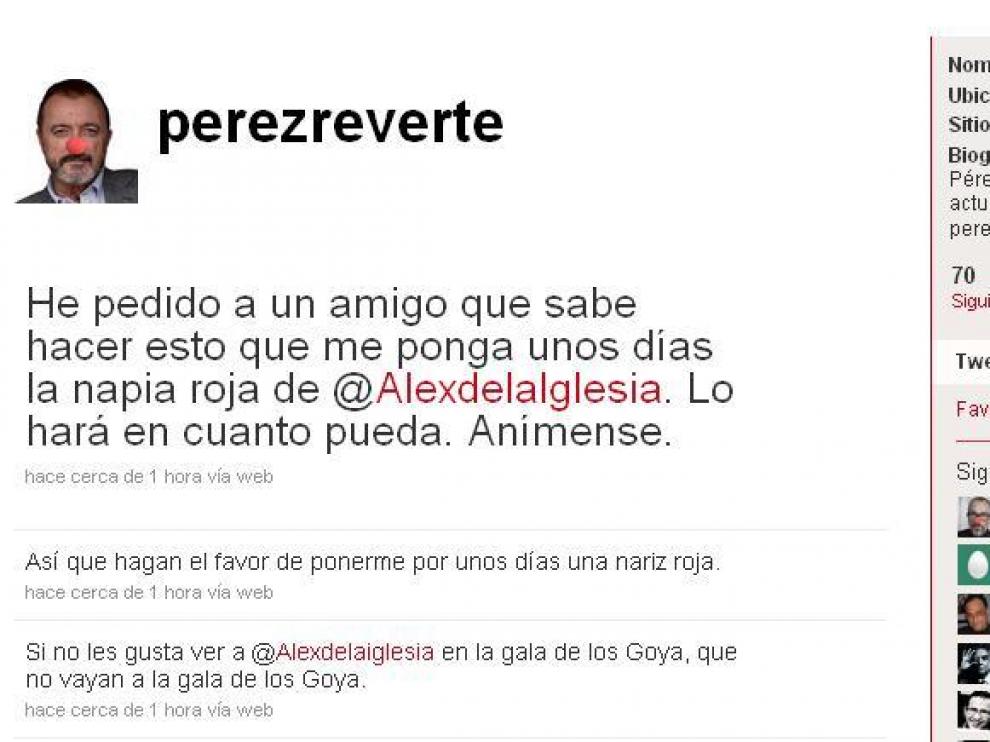Perfil de Pérez Reverte, impulsor de la iniciativa