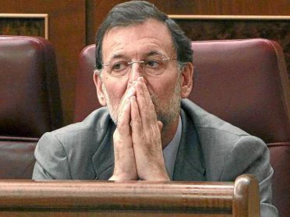 Mariano Rajoy, en el Congreso de los Diputados.