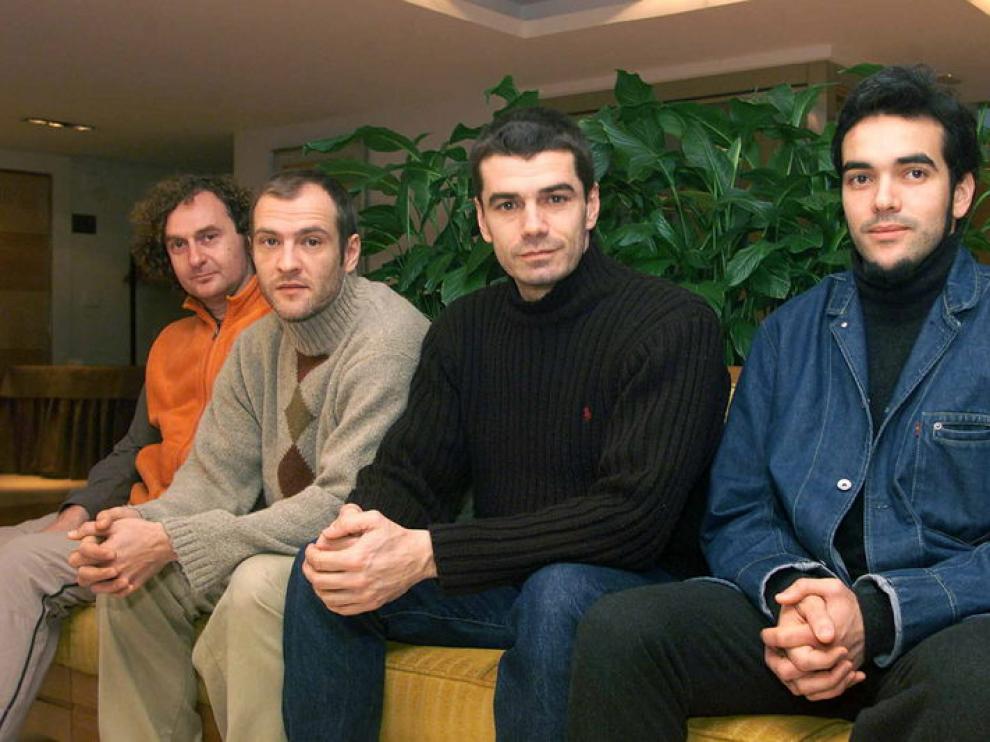 El actor en la presentación de su obra 'Maratón'.