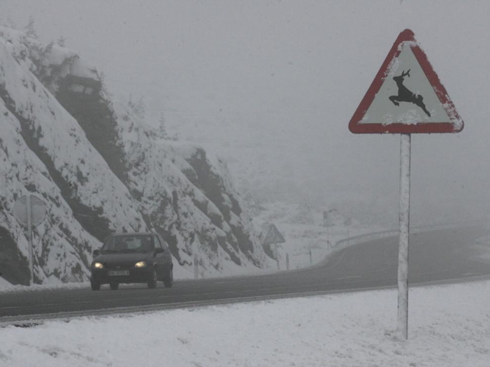 Nieve este sábado en el Monrepós