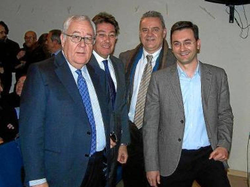 De izquierda a derecha, Biel, Aliaga, Boné y Vicente.