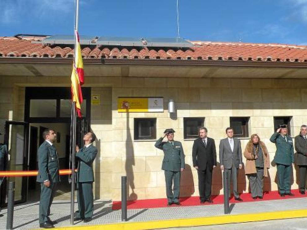 Siete agentes están destinados en la actualidad en el cuartel de Calaceite
