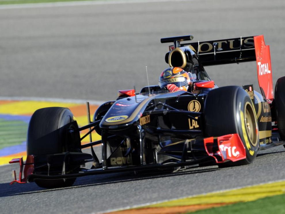 Robert Kubica rueda con su Renault en Cheste