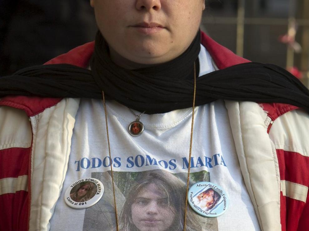 Manifestación de los familiares de Marta del Castillo