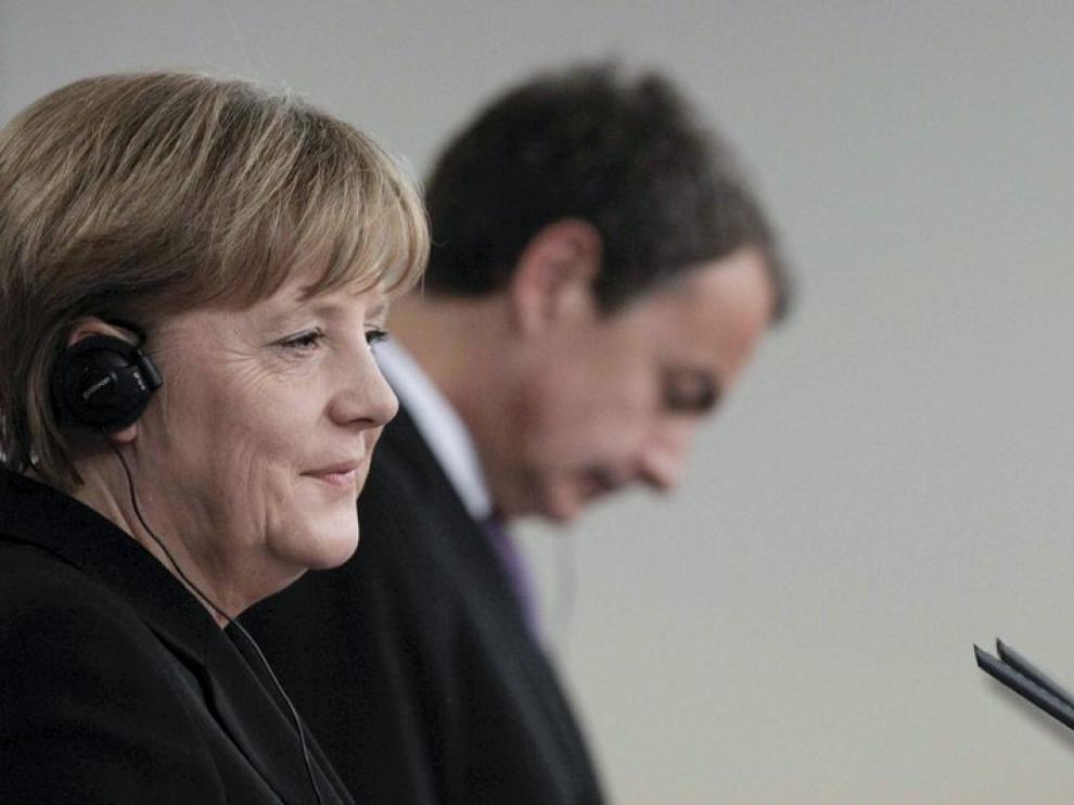 Merkel y Zapatero