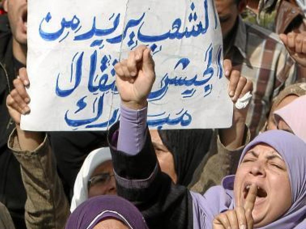 Unidos sin miedo contra Hosni Mubarak