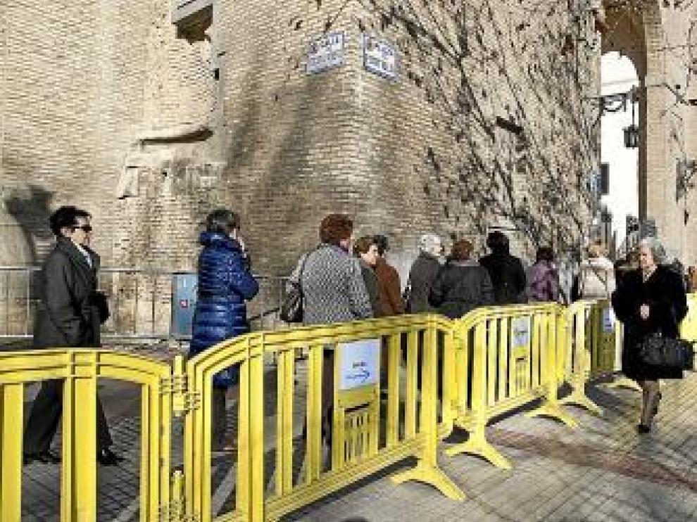 Las colas volvieron a ser las protagonistas de la jornada.