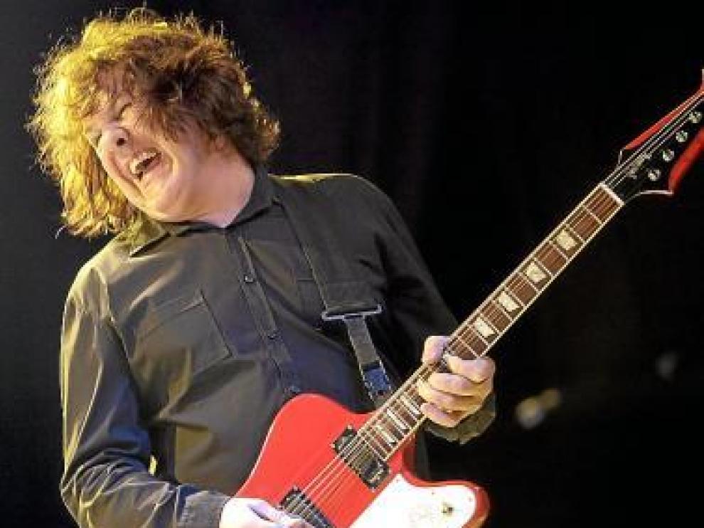 Gary Moore, en el festival suizo Sierre Blues de 2009.