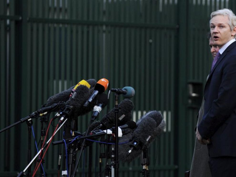 El fundador de WikiLeaks, Julian Assange, en una imagen de archivo
