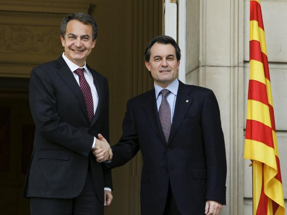 Artur Mas en su visita a Moncloa