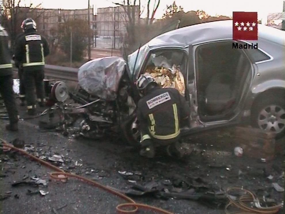 Accidente mortal en Móstoles