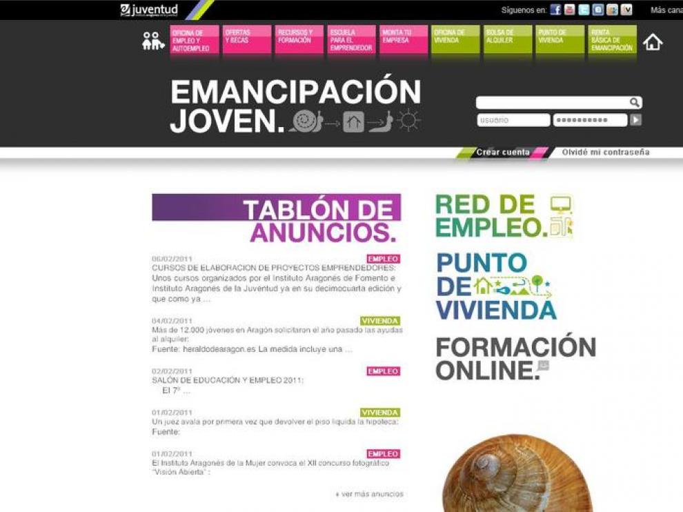 Nueva web del IAJ