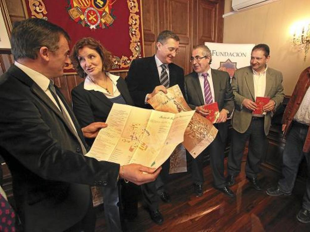 De izquierda a derecha Mor, Esteban, Blasco, Nalda, Guillén y Cruzado.