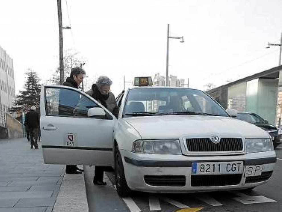 La parada de taxis del Servet