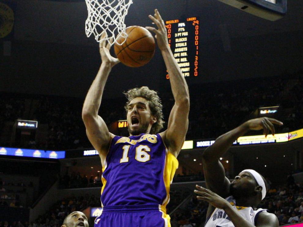 Pau Gasol, jugador de los Lakers