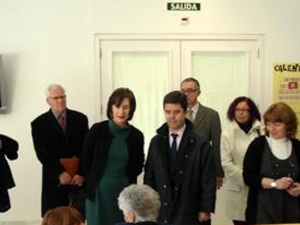 La consejera Ana Fernández y el alcalde Luis Felipe en Casa Aísa.