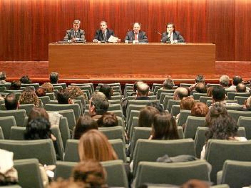 La Cámara reunió ayer a cien técnicos en el salón de actos de la DPH.