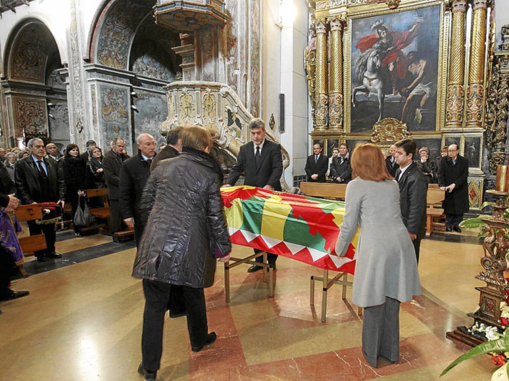 Un momento del funeral