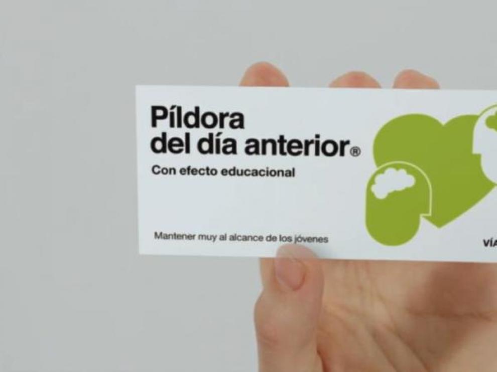Fotograma del anuncio de la píldora del día antes