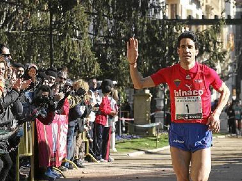 El atleta de Monzón Eliseo Martín.