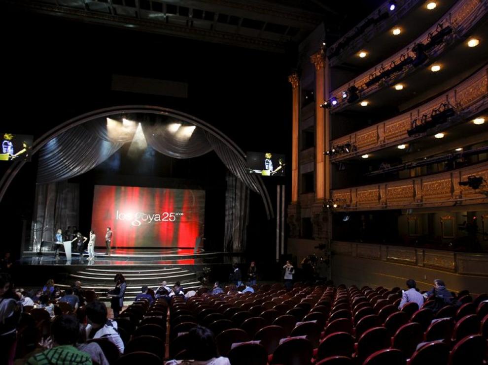 Ensayos de la gala en el Teatro Real