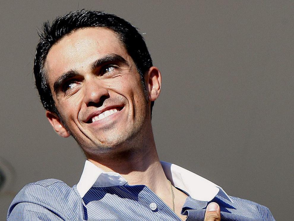 Alberto Contador, sonriente en una imagen de archivo