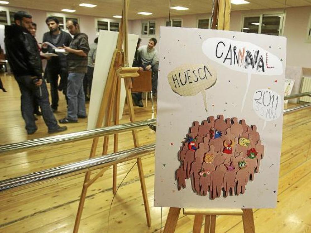 El jurado se decantó por este cartel por su temática carnavalesca y su original tipografía.