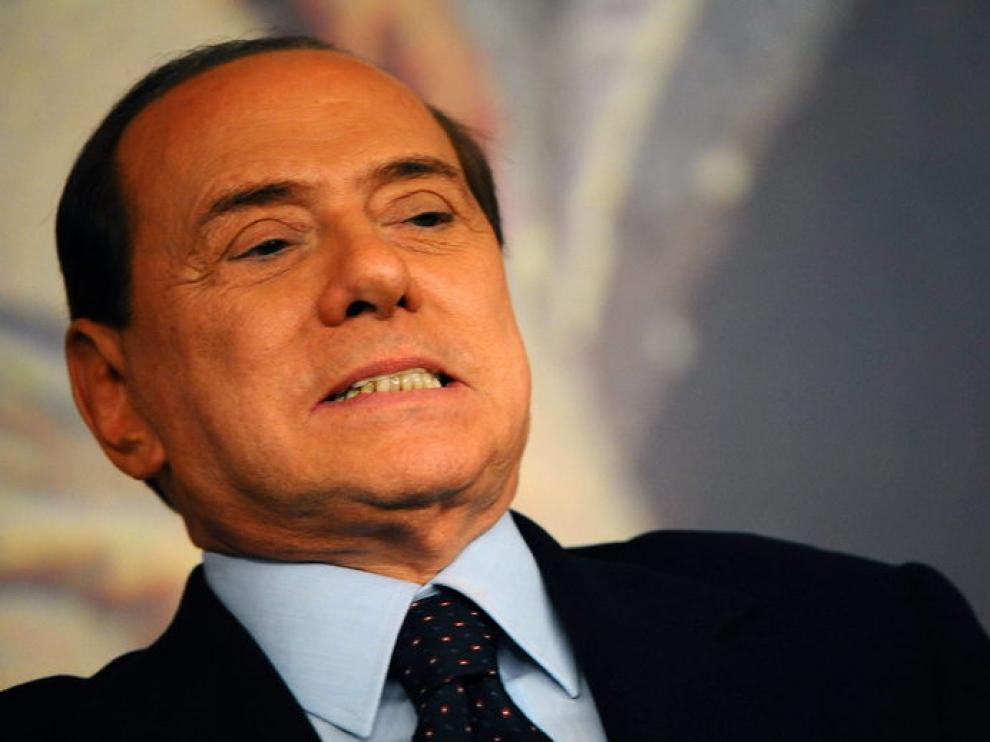 Berlusconi, en comparecencia pública