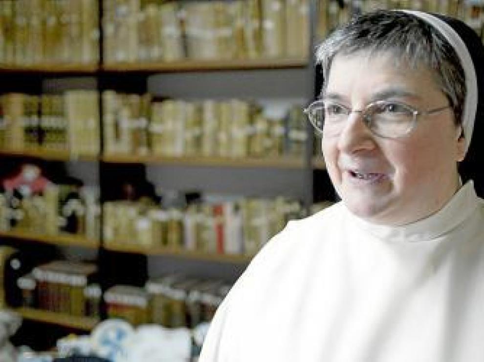 María Jesús Galán, 'sor internet', en su ya ex convento.