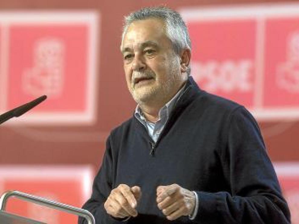 Griñan, durante un acto del PSOE en Sevilla.