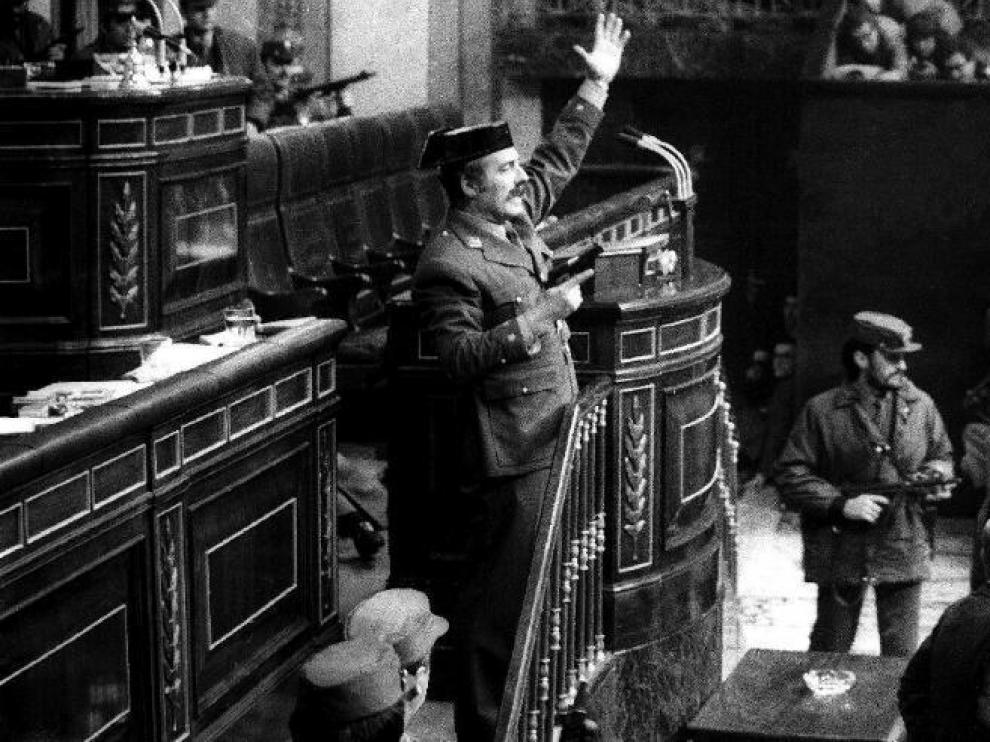 El teniente coronel Tejero, en una imagen histórica.