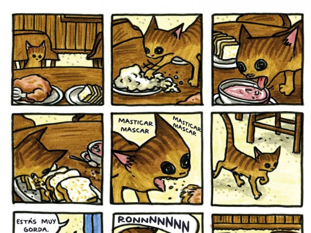 Una página del cómic