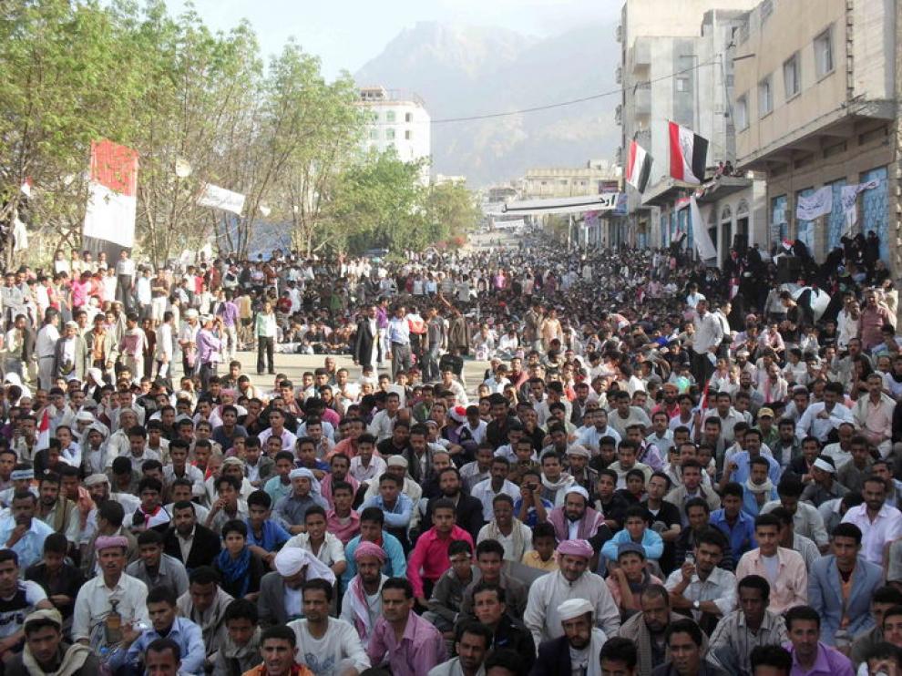 Protestas en Yemen