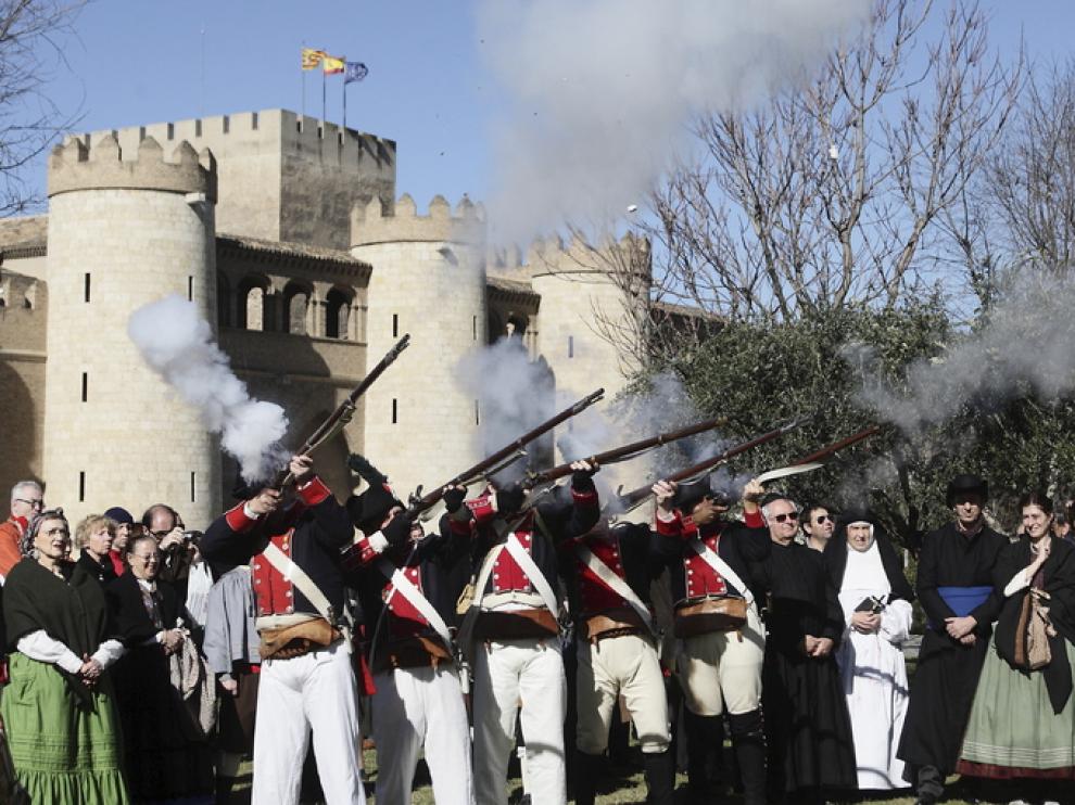 Celebración histórica en La Aljafería.
