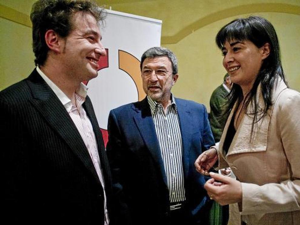 De izquierda a derecha, Joaquín Moreno, Miguel Ferrer y Arancha Martínez.