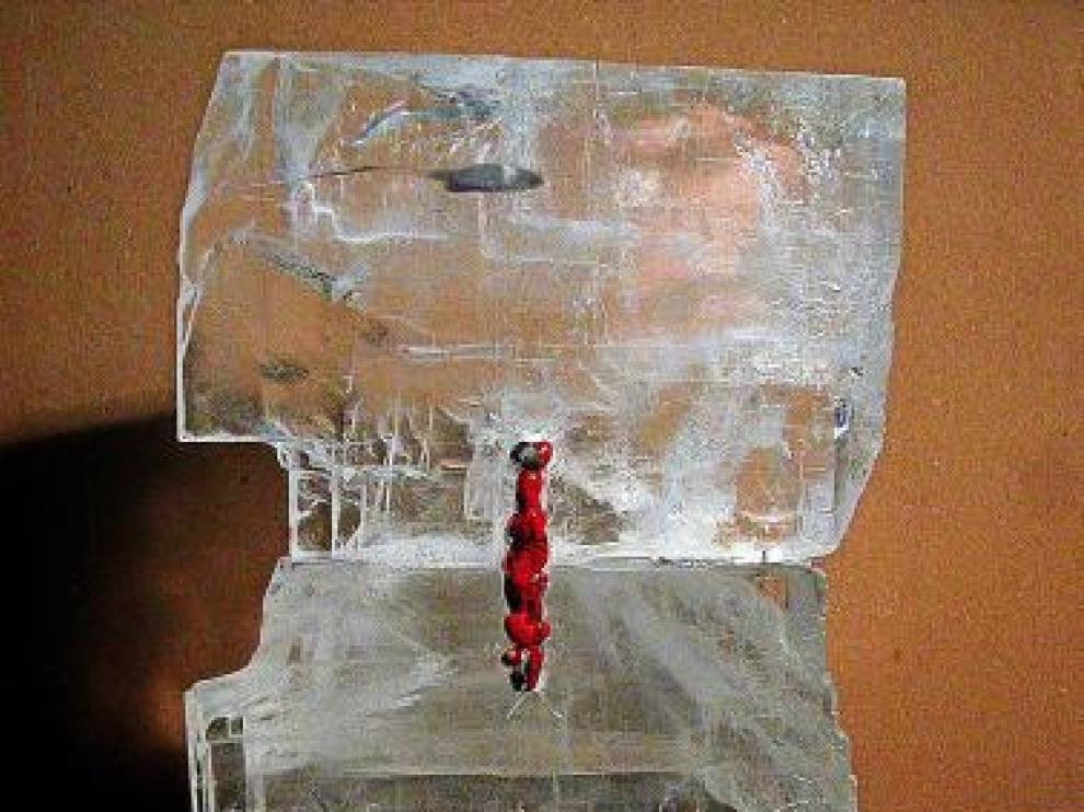 'El corazón del hielo', una de las obras expuestas.