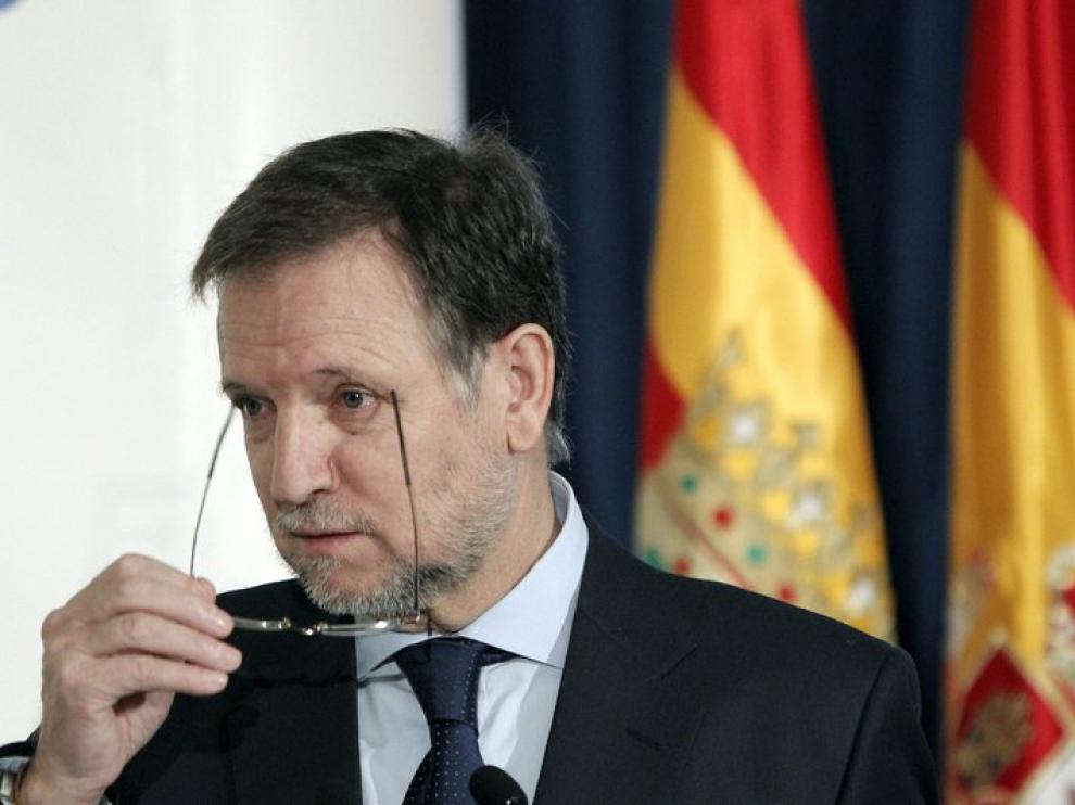 El secretario de Organización del PSOE y presidente de Aragón, Marcelino Iglesias