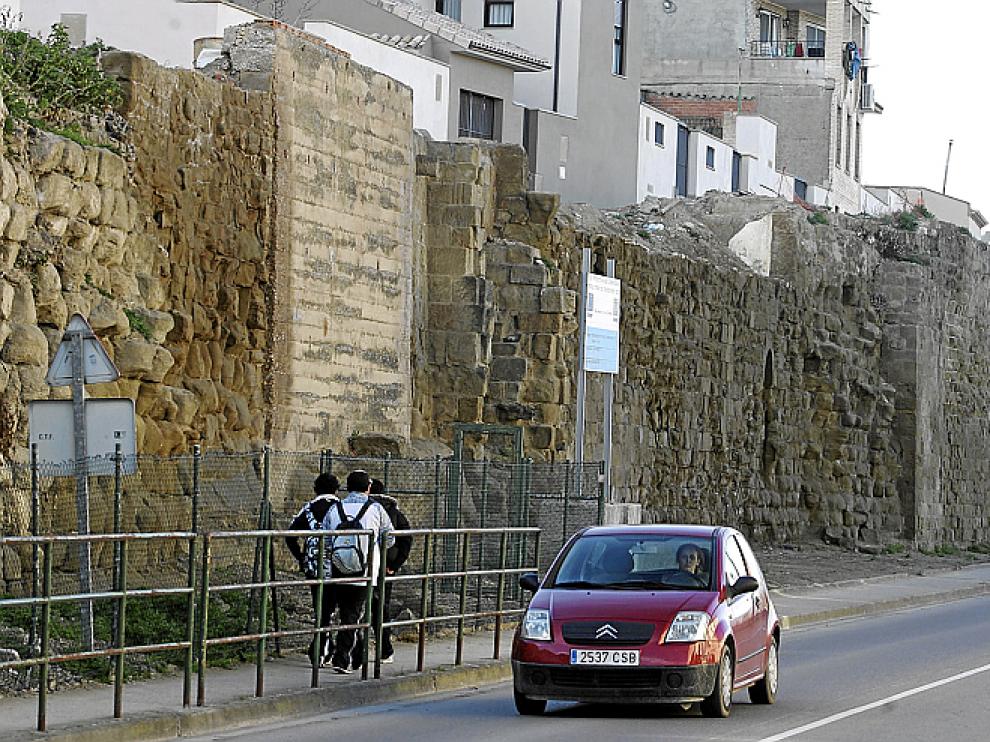 Un tramo de la muralla