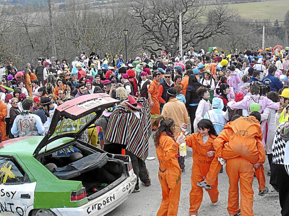 Los Carnavales de La Fueva del año pasado estuvieron muy animados