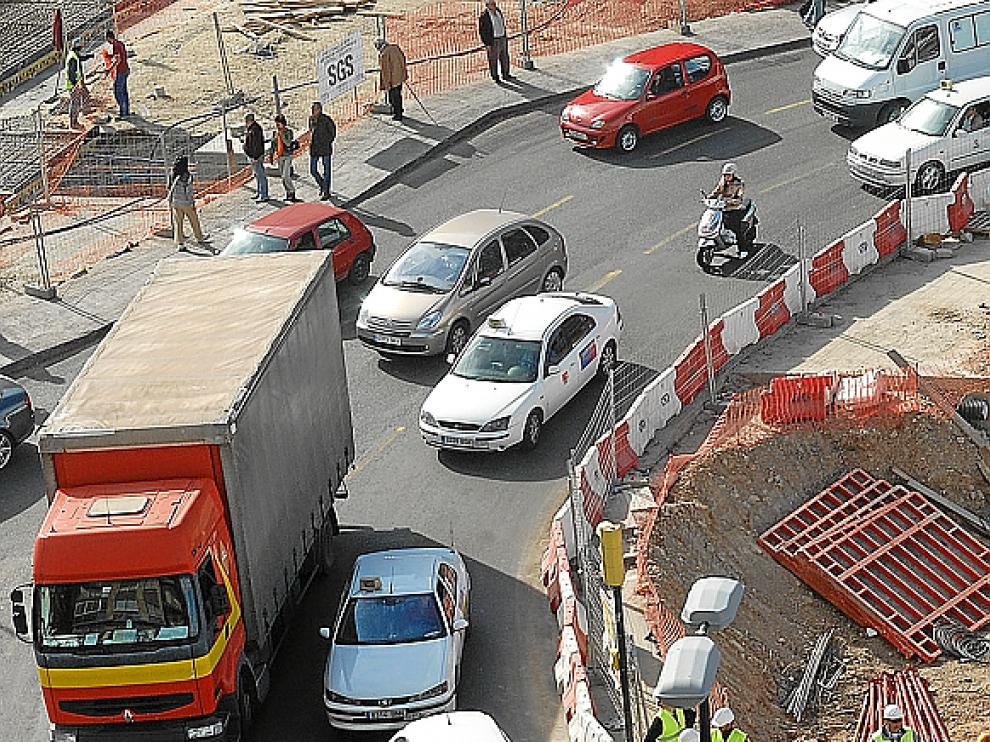 Los trabajos afectan la seguridad del tráfico