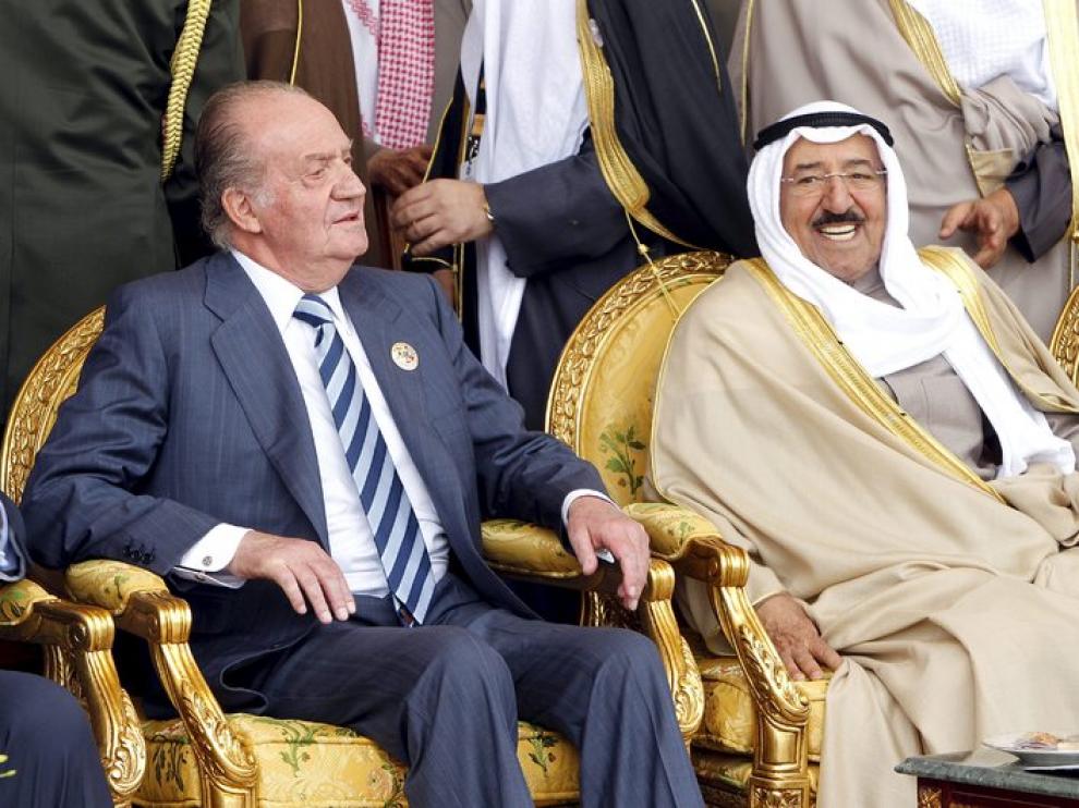 El Rey con el emir de Kuwait